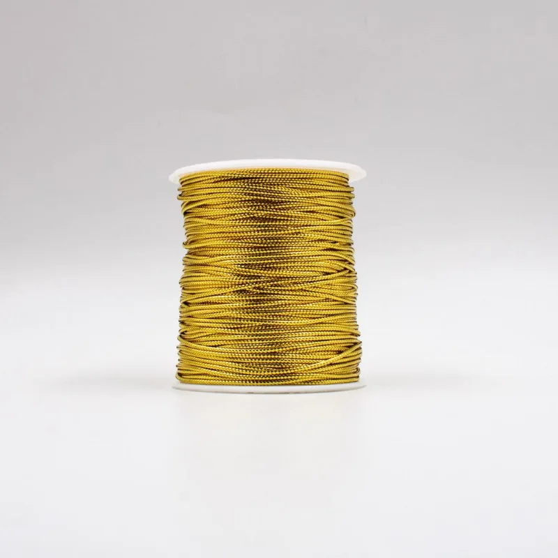 FIO METALIZADO 1.5MM EM PVC COM 01 METRO Dourado