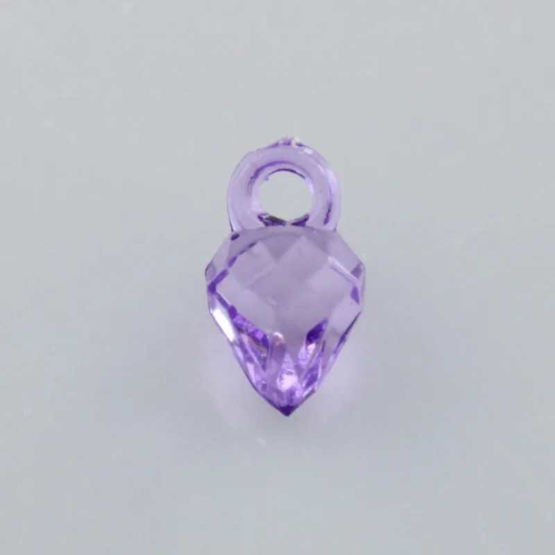 Pingente Morango 11Mm Em Acrilico Com 50G 048 - Lilas 048