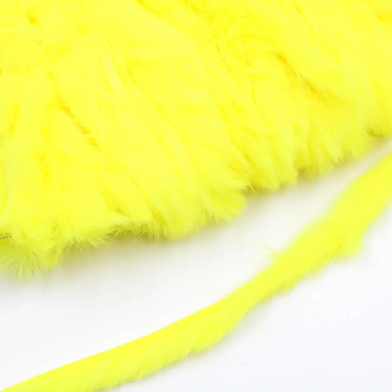 POMPOM BIGODE 05MM EM POLIESTER COM 01 METRO 033M - Amarelo Neon 818