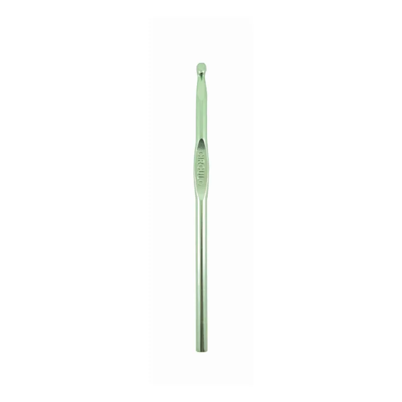 Agulha Croche Circulo Alumínio Colorido 6.0 Mm Com 01 Unidade Unica