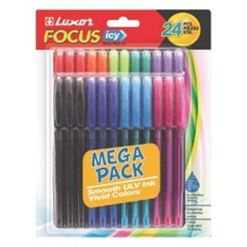 Kit Caneta Gel Coloridas Blister 24 Unidades