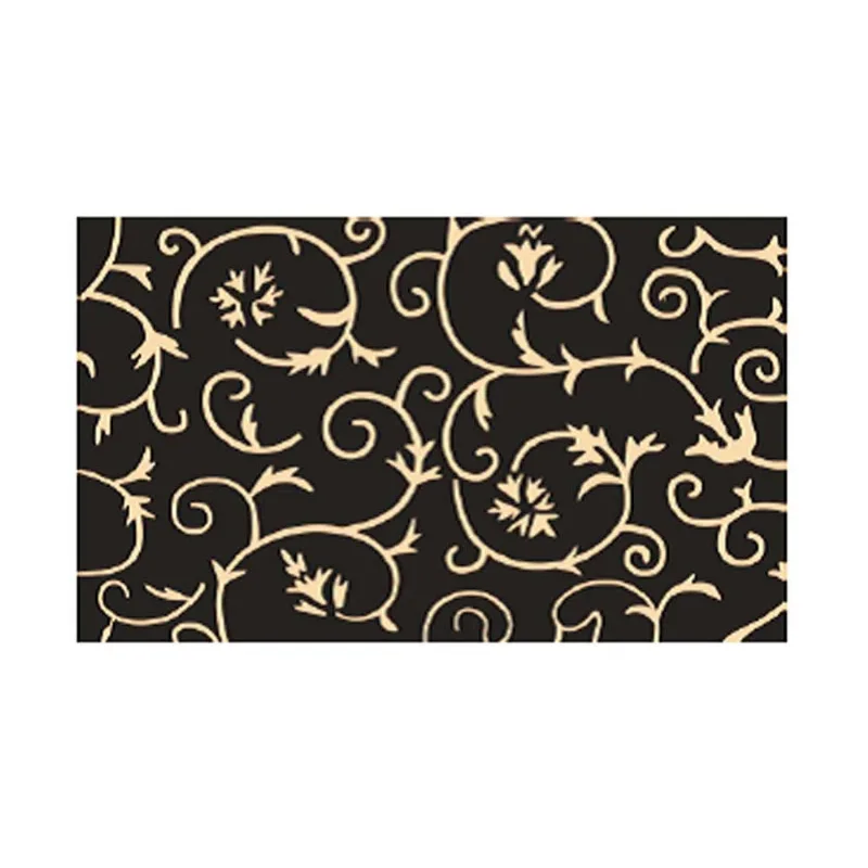 Tapete de fibra de coco 43x73cm Flowers Coisas e Coisinhas