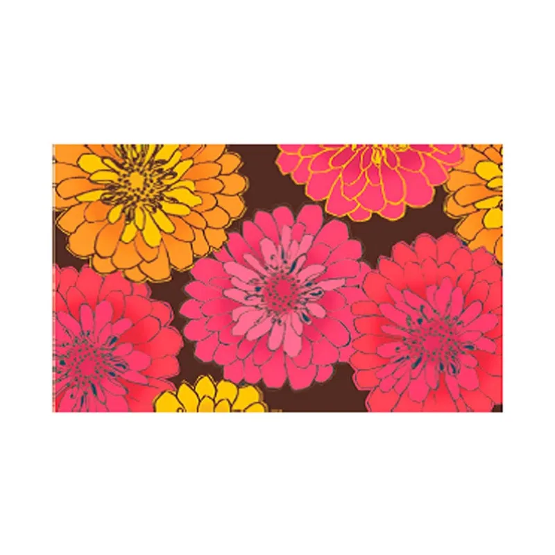 Tapete Buqueê de fibra de coco 43x73cm Coisas e Coisinhas