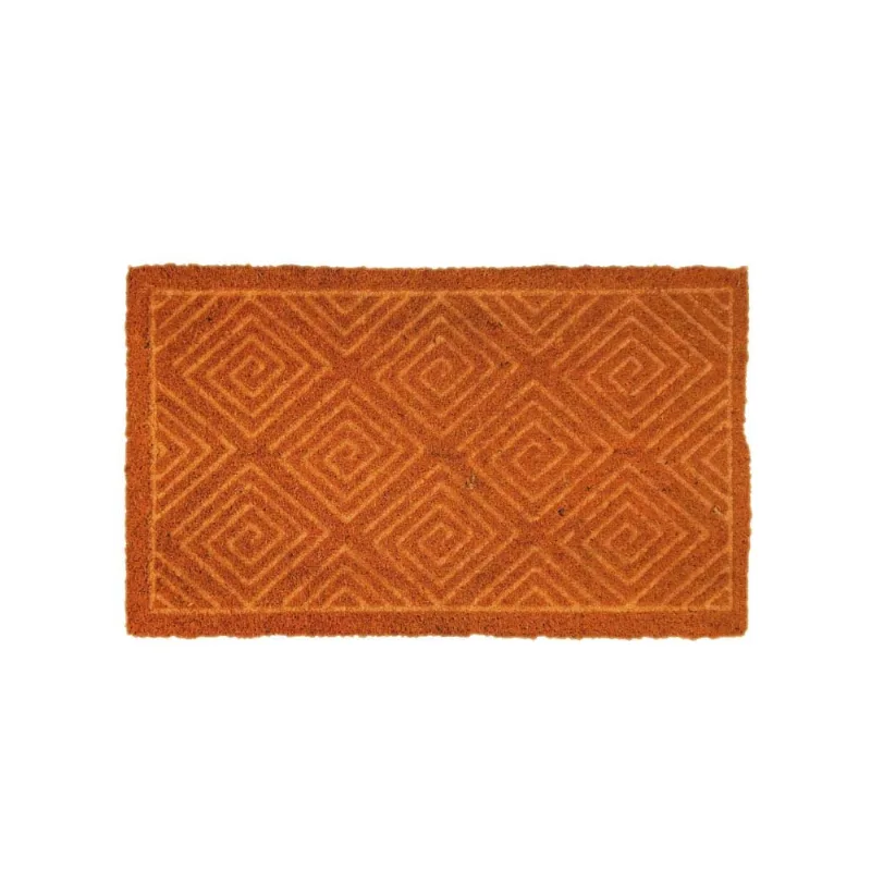Tapete Geométrico 70x40cm laranja Coisas e Coisinhas