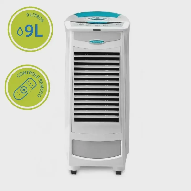 Climatizador Portátil Symphony Silver E 9L Branco 220V com Controle Remoto - Não Disponível - Climatização