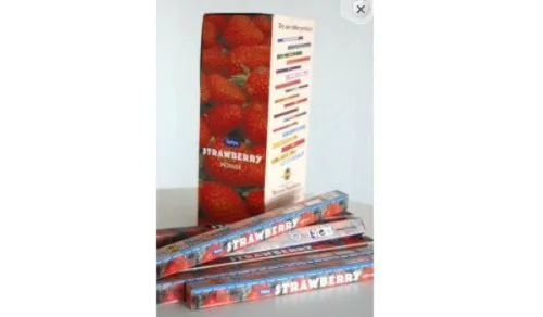 Strawberry 10 Gram Box Satya Sai Baba Incense - SATYA - Bazar