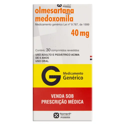 OLMESARTANA 40MG C/ 30 COMP TOR-GENERICO - PHARMA
