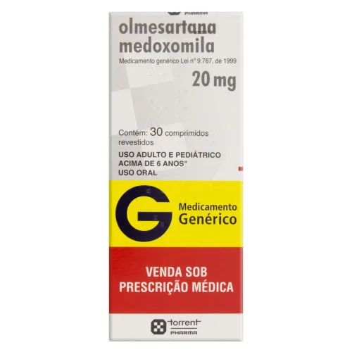 OLMESARTANA 20MG C/ 30 COMP TOR-GENERICO - PHARMA
