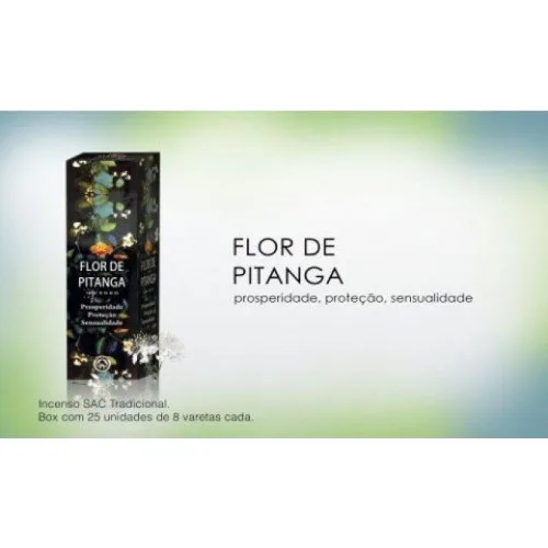 Incenso Flor De Pitanga Sac - SAC