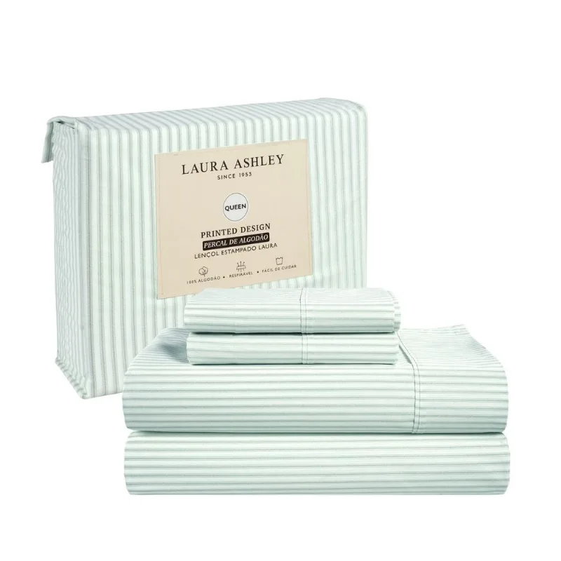 Jogo de Lençol Estampado Laura Ashley King - Sortido