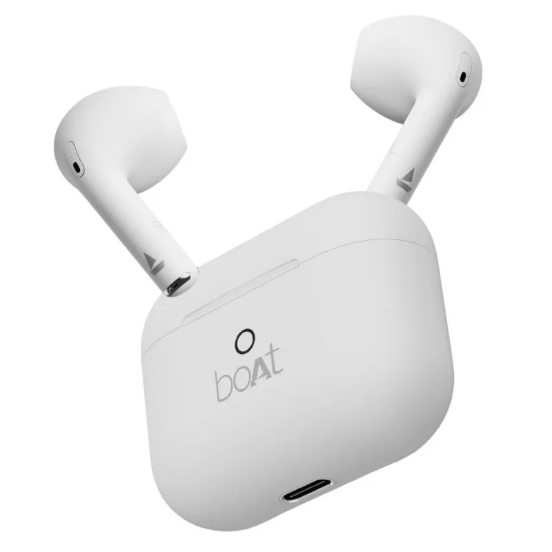 Fone de Ouvido Sem Fio Boat Bluetooth Airdopes Alpha Branco 35 Hrs de Bateria Bass Reforçado 13mm