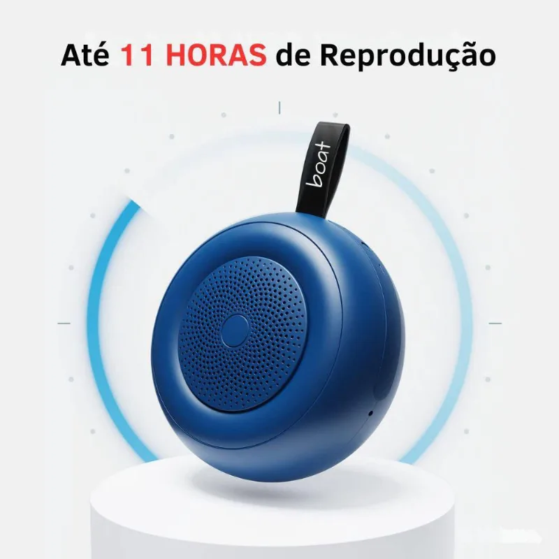 Caixa De Som Bluetooth Portátil 5W Stone 135 - Boat - Azul