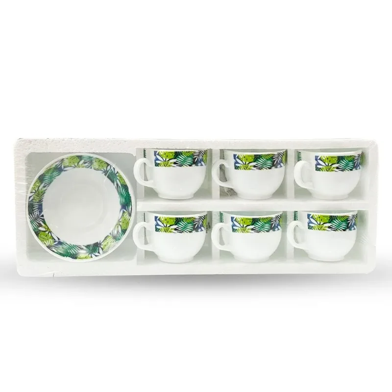 Jogo De Xícaras Fratelli Forest 12 Peças 6 Xícaras E 6 Pires 220ml (MP)