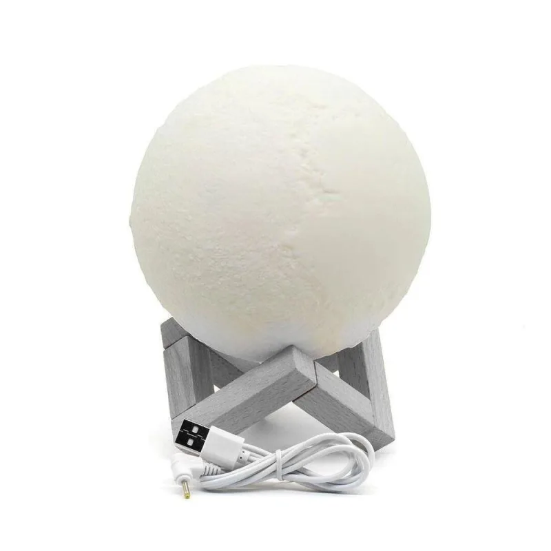 Umidificador de Ar Noturno Lua Smart Tech 880 ml com Iluminação LED 3D Bivolt - OUTRAS - Eletroportáteis