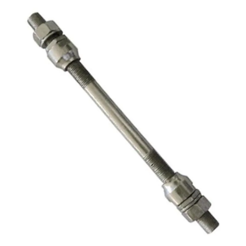 Eixo Dianteiro Cromado 3/8X140Mm Bike Bicicleta Cromado