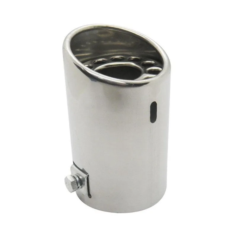 Ponteira Aço Inox Automotiva Universal Escapamento Cromada