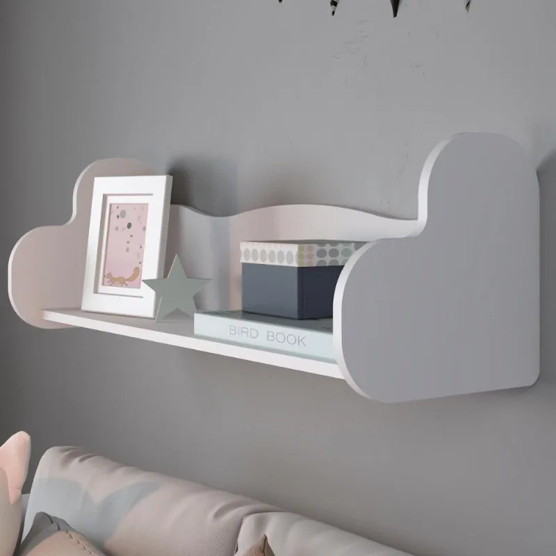 Prateleira Decorativa Nicho Infantil Mdf 91x30 Cm Arly Branco - OUTRAS - Casa E Construção