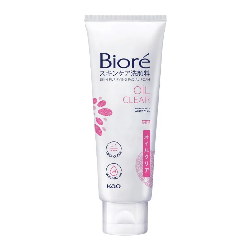 Sabonete Limpeza Facial Bioré Skin Purifying Oil Clear 50g