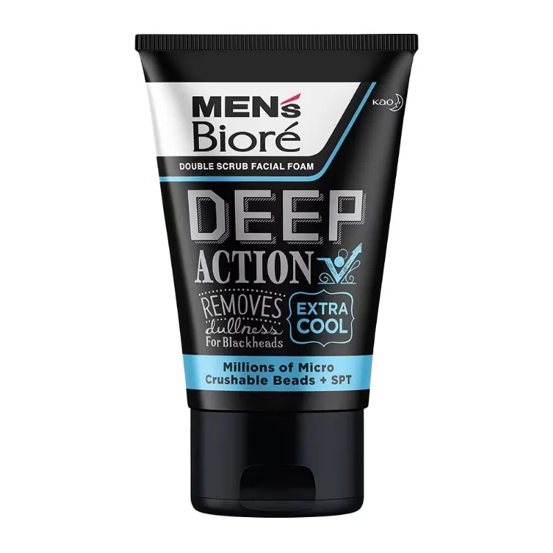 Sabonete Facial Masculino Bioré Deep Action Extra Cool 100g