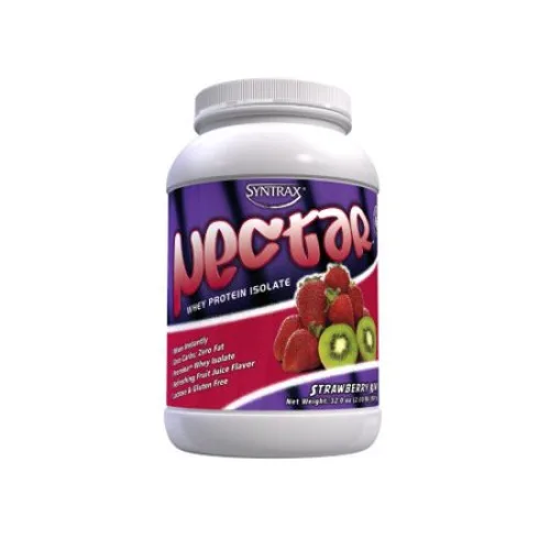 Nectar Whey Protein Isolate Powder Strawberry Kiwi 2.09 Lb - SYNTRAX