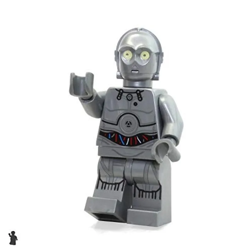 Minifigura lego Star Wars Advent - C-3PO Droid Silver (75146)