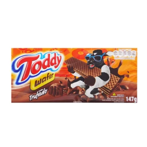 Biscoito Wafer Toddy Trufado - MABEL - Mercearia