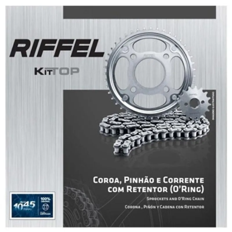 Kit Relação Top Riffel C Ret. Kawasaki Ninja 250R /Ninja 300