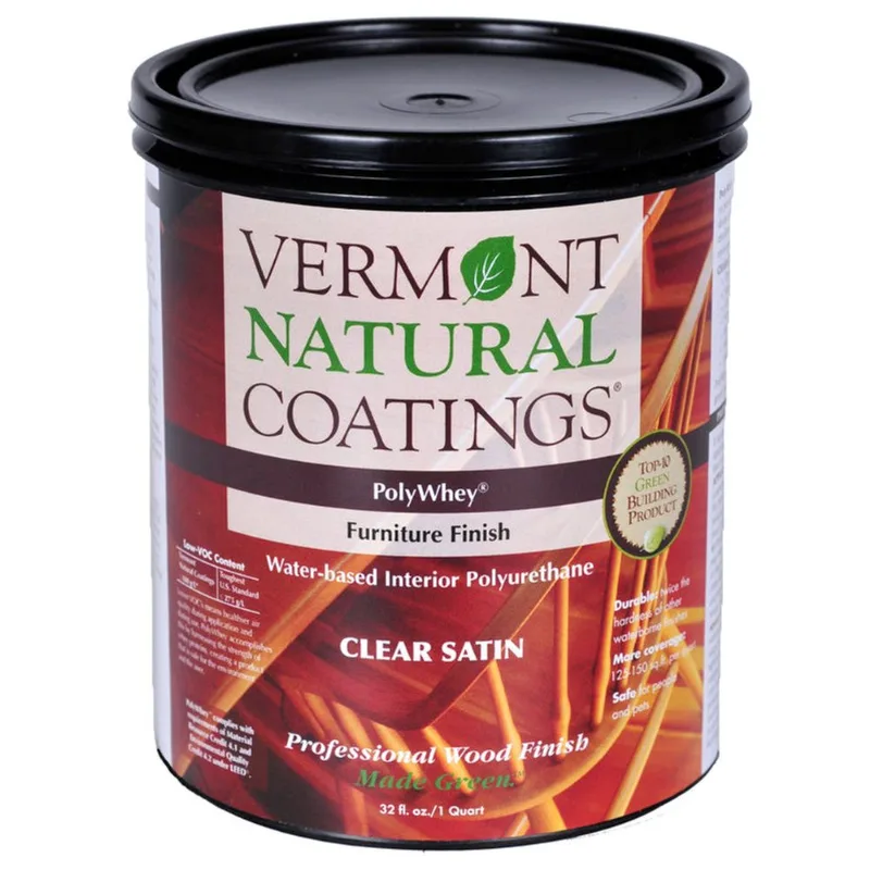 Acabamento De Móveis Vermont Natural Coatings Polywhey 1l Satin