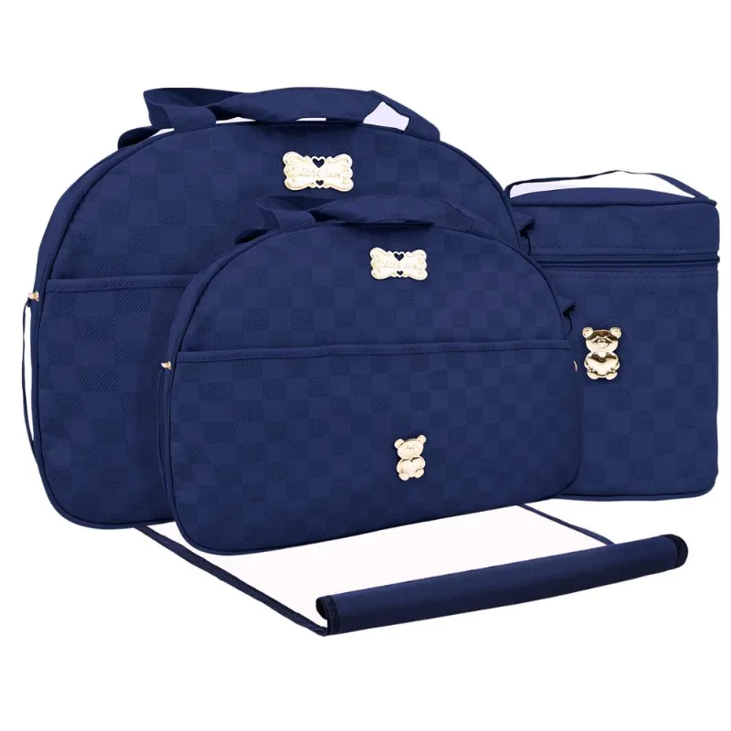 Kit Bolsas Maternidade Mave Baby 1053/1054 Azul Marinho