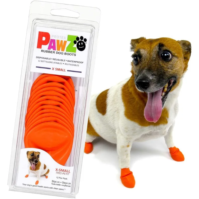 Botinhas de cachorro Pawz | ProteÃ§Ã£o da pata de cachorro com botas de borracha de cachorro AUB001TRF3QE