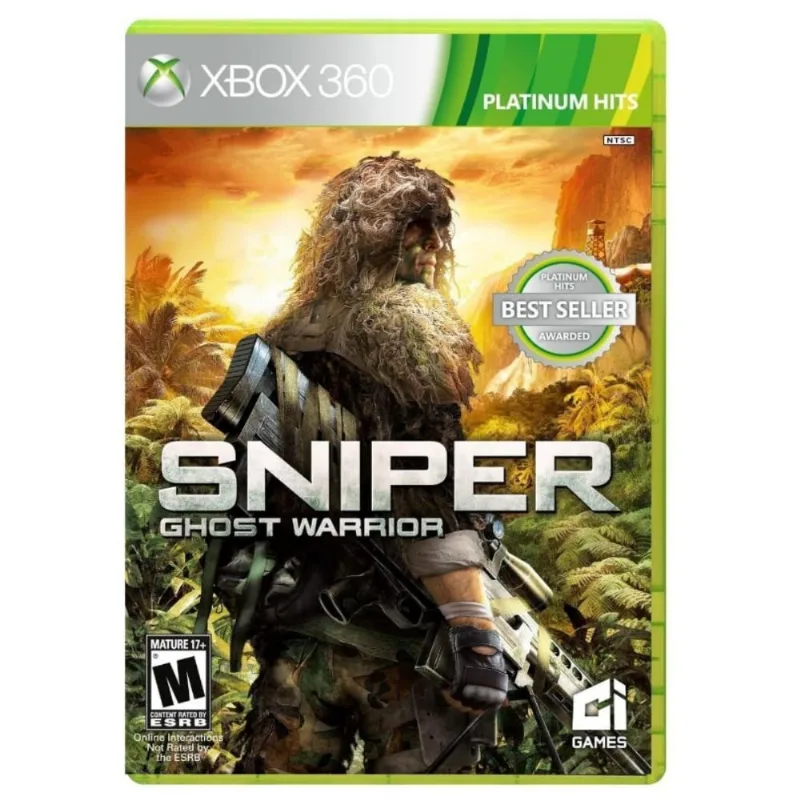 Jogo Sniper Ghost Warrior Xbox 360 Americano Novo