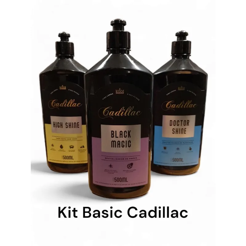 Kit Cadillac High Shine + Black Magic - Lava Autos