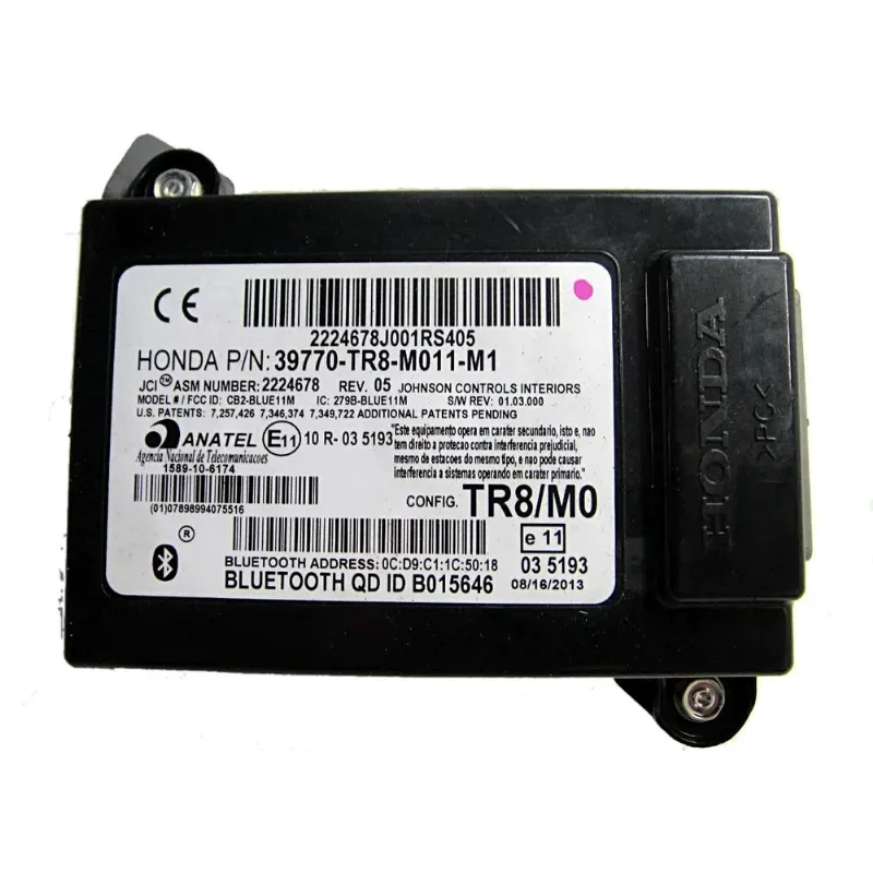 Modulo Bluetooth Honda Civic 2.0 2014 39770-tr8-m011-m1
