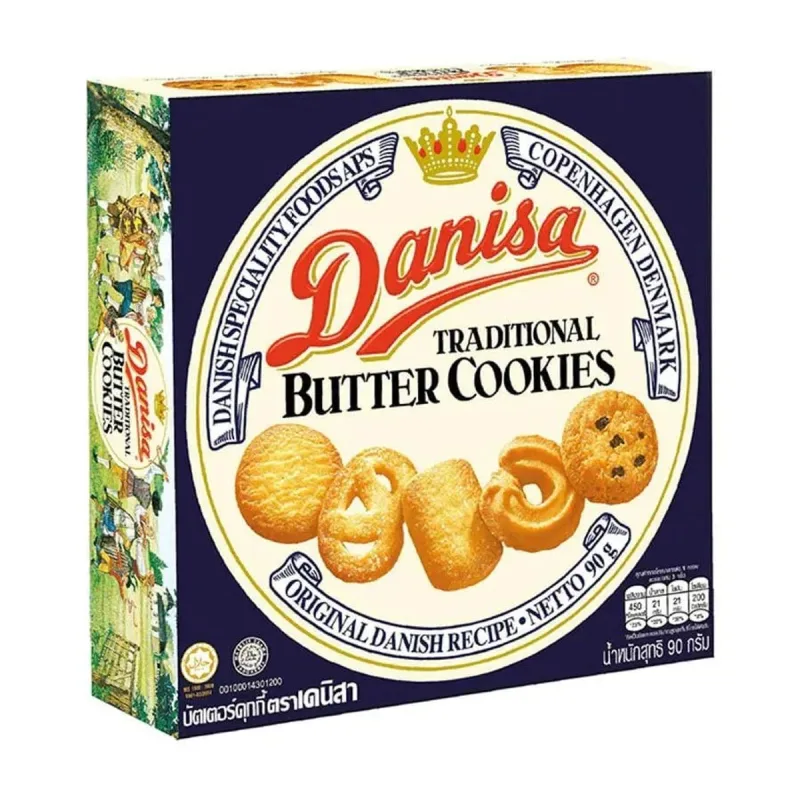 Biscoito Amanteigado Danisa Baunilha Caixa 90g - Danisa
