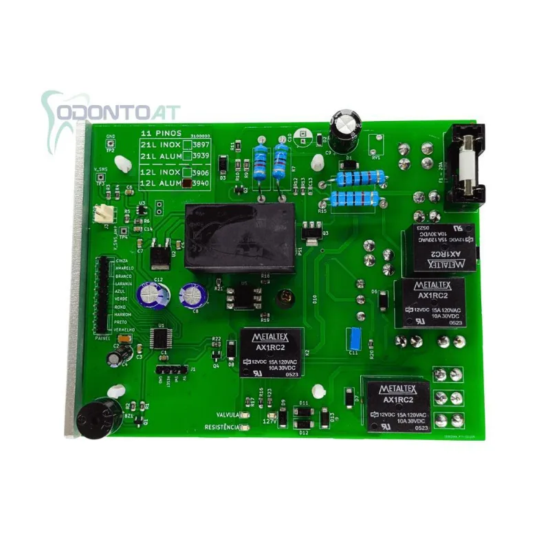 Placa / Pci Comando 11 Pinos Bioclave 12 Lts Aluminio Gnatus