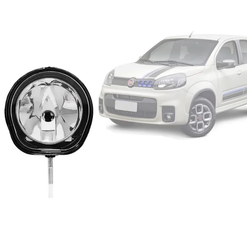 Farol milha auxiliar neblina fiat c/ suporte universal FUN240
