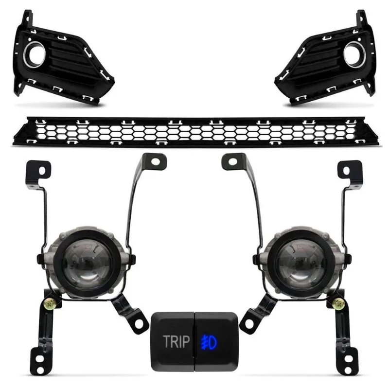 Kit Farol Milha Neblina Hyundai Hb20 2016 A 2019 Botao Trip