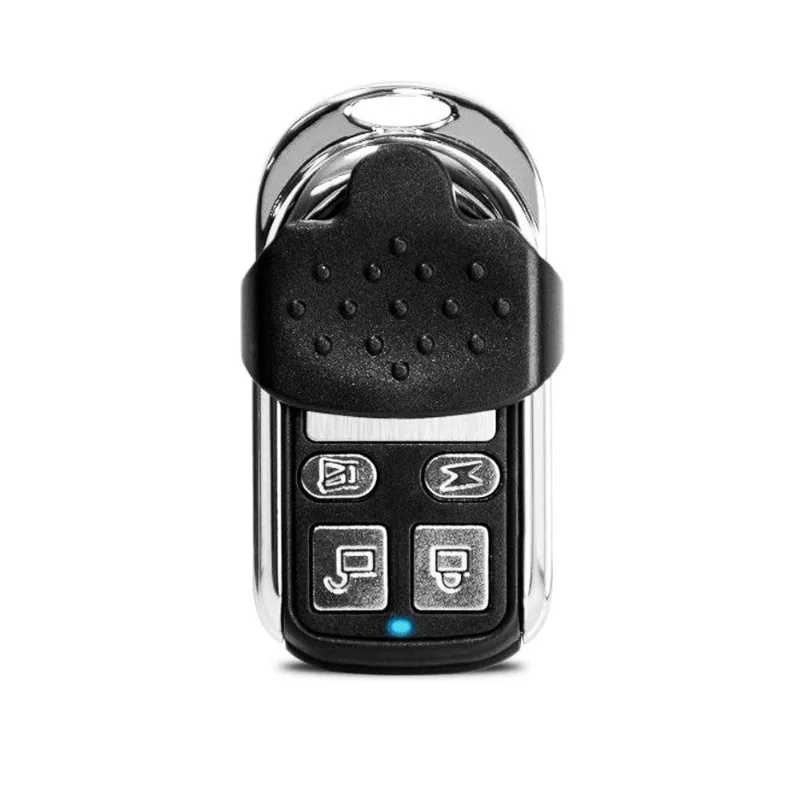 Controle Remoto 4 Canais 433,92mhz Code Learn Cromado Chaveiro Capa de Proteção