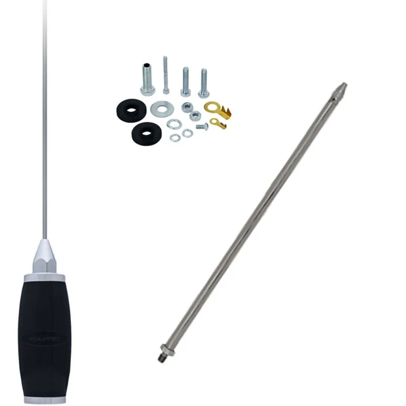 Antena Móvel Px Mini Maria Mole B-2005p 1,40 metros + Alongador Inox 25cm