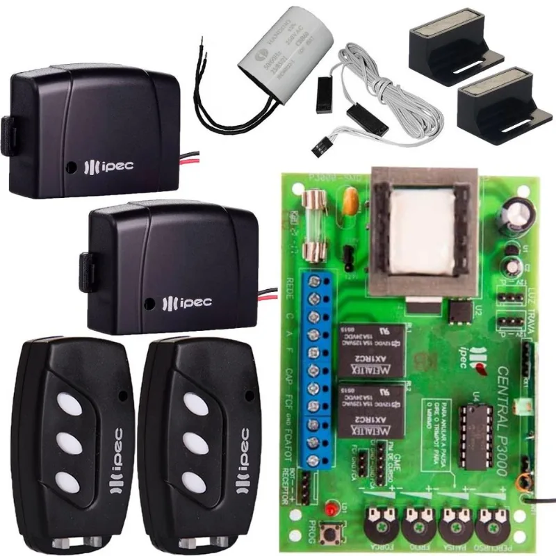 Central Placa Garen Controles Sensor Deslizante Capacitor Suporte e Imã