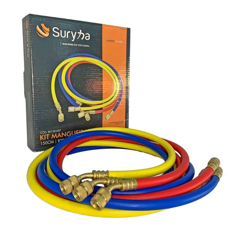 Mangueira Manifold 150cm R22 / R134 / R404 Suryha 80150.037