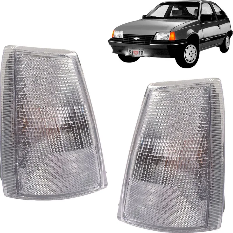 Par Lanterna Dianteira Pisca Kadett 89/98 Branca Ld + Le
