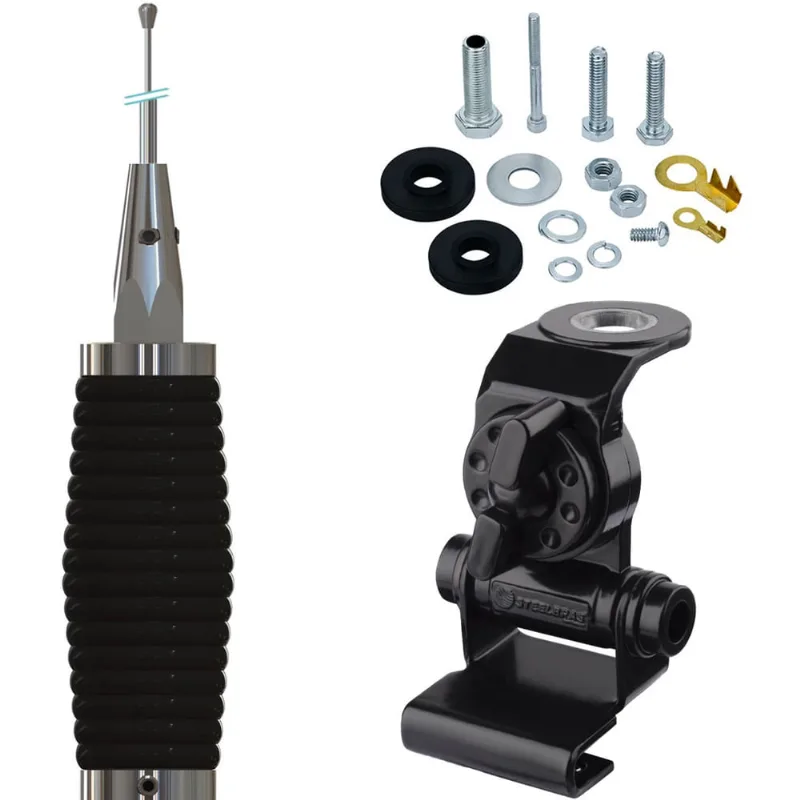 Kit Enfeite Antena Mini Maria Mole Px AP1000 Suporte Porta Malas Parafusos de Fixação Anti-Furto