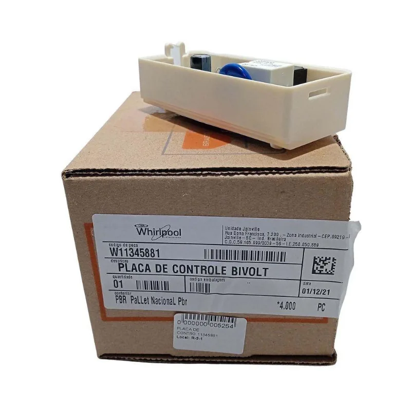 Placa De Controle p/Refrigerador Brastemp W11345881 Bivolt Bivolt