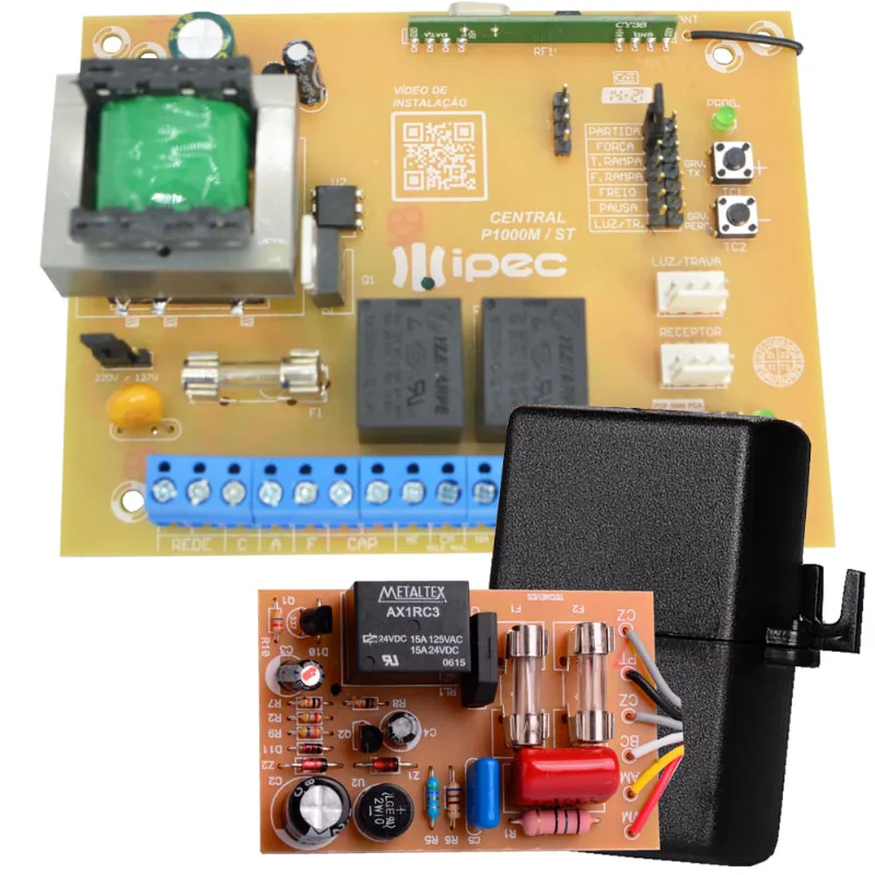 Placa Central Motor P1000 Compativel Mx30 Mx Kx30fs Nkx30fs Rossi + Temporizador Para Trava A2047