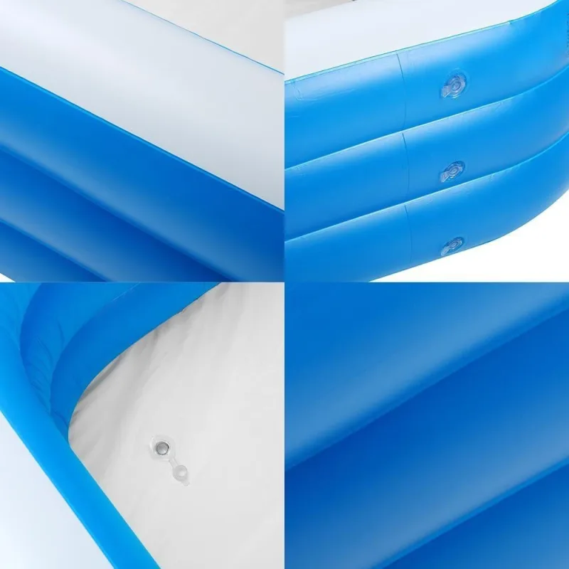 Piscina Inflável Retangular 21031 712L Pvc com Bomba Azul VG Plus - OUTRAS - Casa E Construção