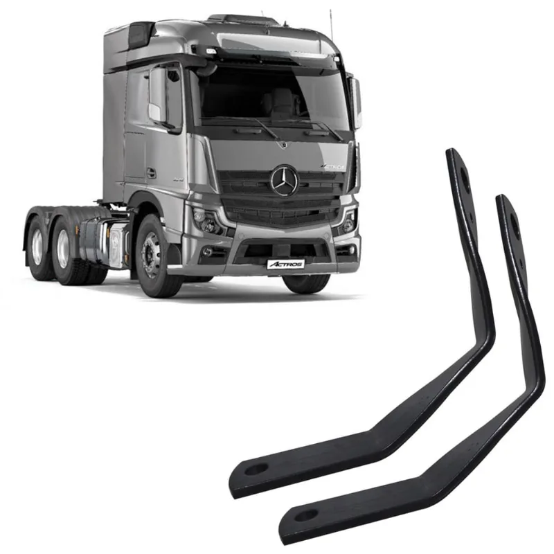 2 Suporte Dianteiro Frontal Antena Px Lado Carona Motorista Mb Mercedes Benz Actros