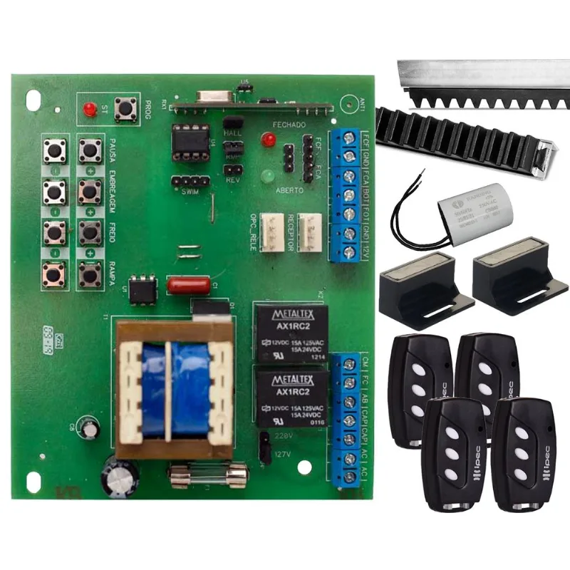 Placa Central Dz Nano Dz3 Dz4 Sensor Hall Controles Imas Capacitor 12uf 220v Cremalheiras X4 Ipec