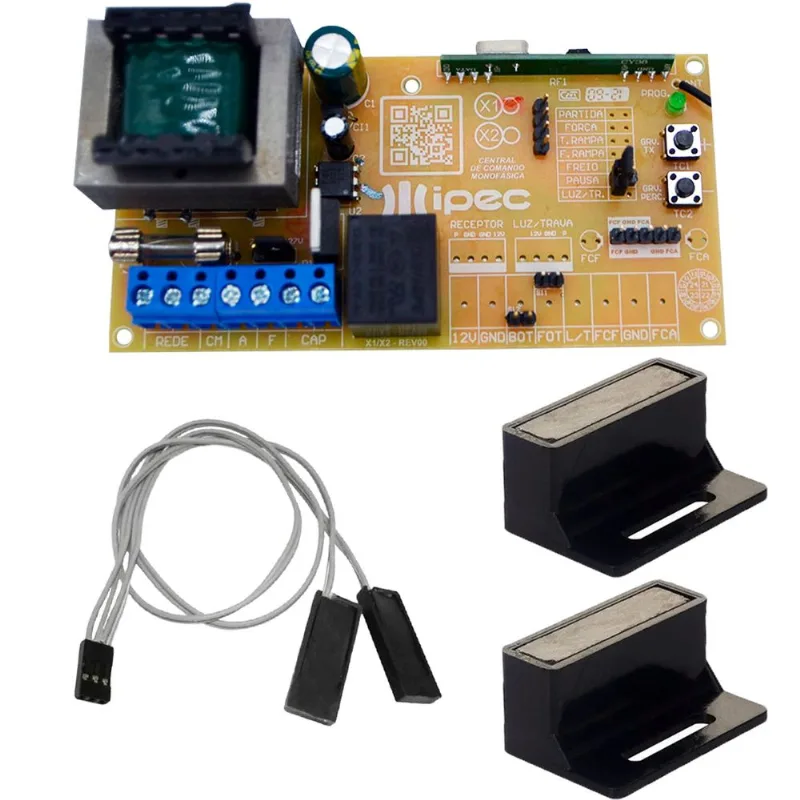 Placa Central Portao Eletronico X1 Sensor Deslizante 3 Vias 70cm Imas