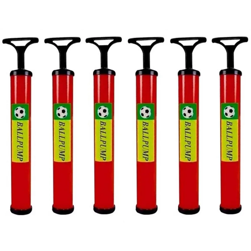 Kit 6 Bombas de Ar Manual Para Bolas Esportivas